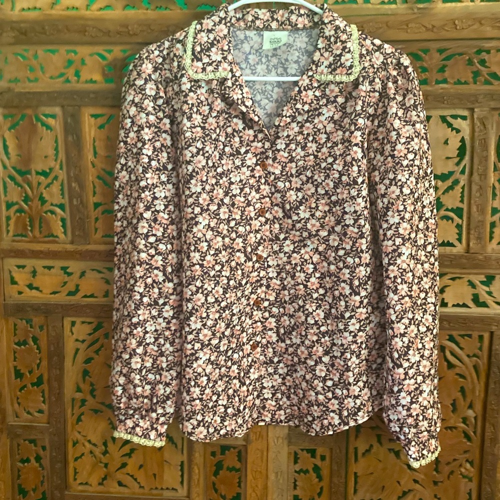Cottagecore lace button down